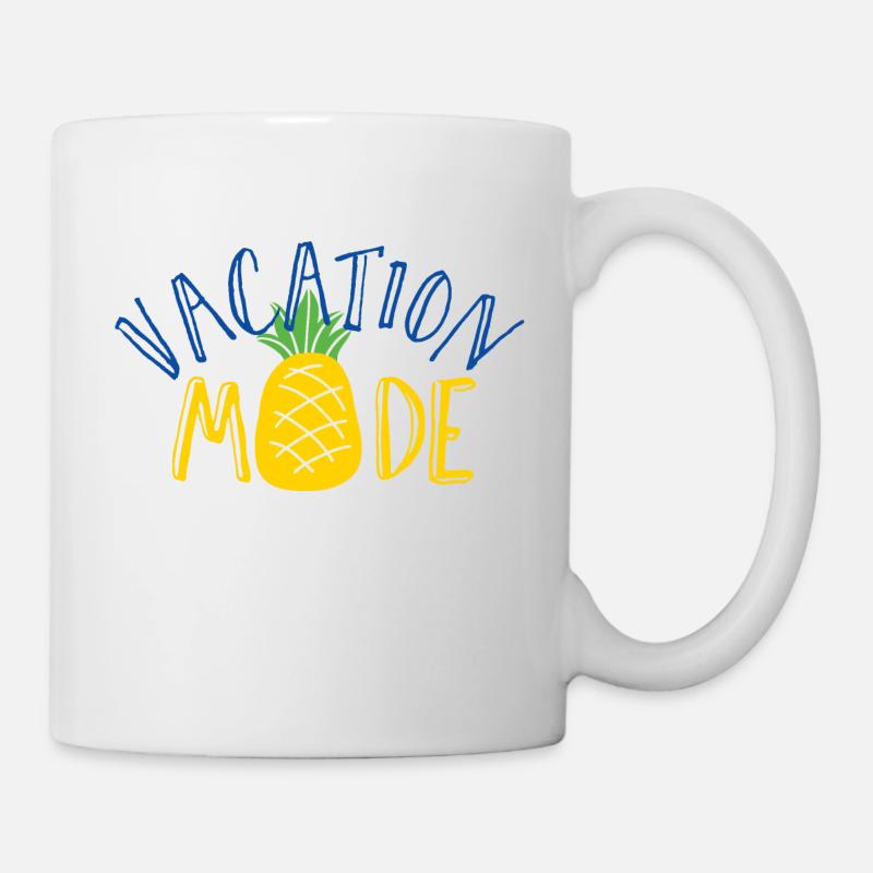 Mode vacances - Mug blanc - blanc