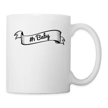 #1 bébé - Mug blanc - blanc - Droite