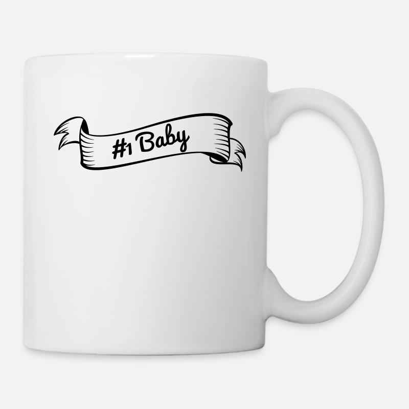 #1 bébé - Mug blanc - blanc