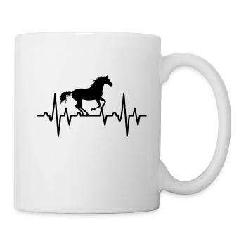 Battement de coeur - Mug blanc - blanc - Droite