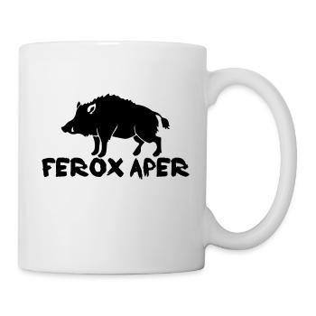 Le sanglier - Mug blanc - blanc - Droite