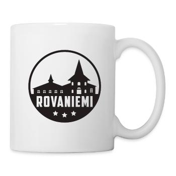 Rovaniemi Finlande ville vacances cadeau rengaine - Mug blanc - blanc - Droite