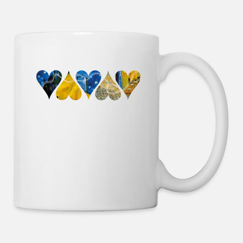 heart - Mug - white