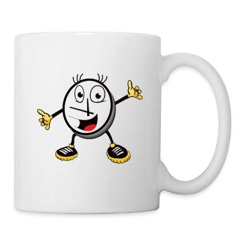 Montre Drôle - Heureux montre - Mug blanc - blanc - Droite