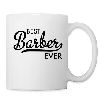 Meilleur barbier de tous les temps - Mug blanc - blanc - Droite
