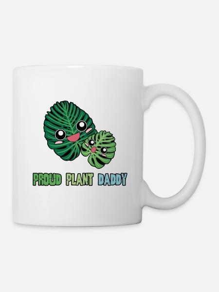 Monstera Daddy - Tasse - Weiß