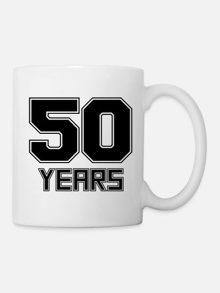 50 ans - Mug blanc - blanc