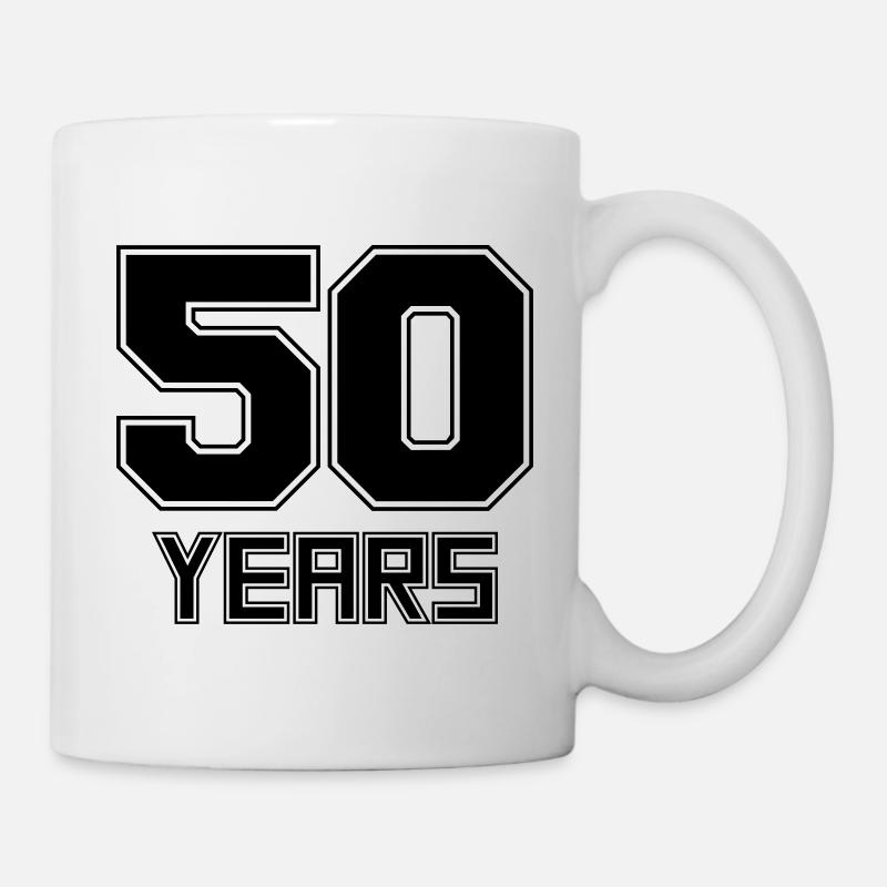 50 Jahre - Tasse - Weiß