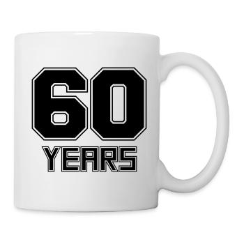 60 years - Mug - white - Right