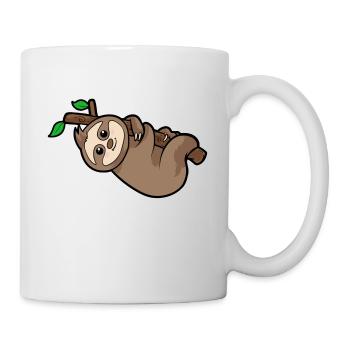 la paresse - Mug blanc - blanc - Droite
