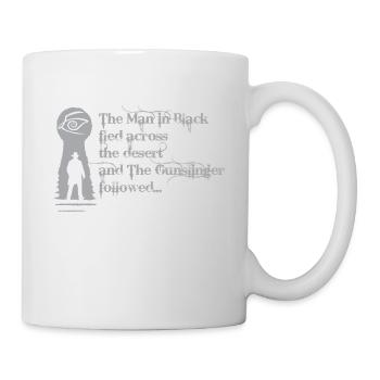 l'homme en noir - Mug blanc - blanc - Droite