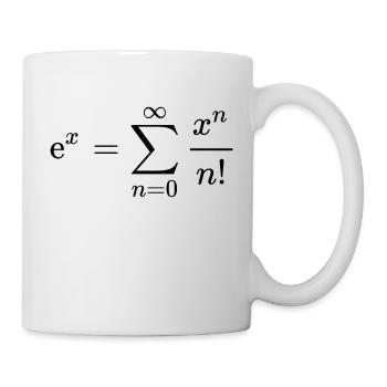 EulerscheZahl - Tasse - Weiß - Rechts