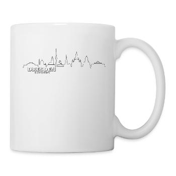 Dresden - Tasse - Weiß - Rechts