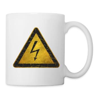Haute tension - Mug blanc - blanc - Droite