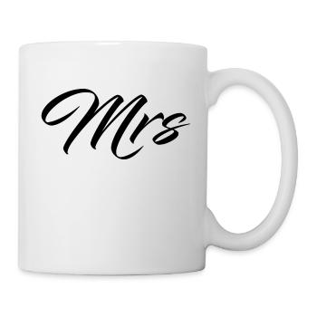 T-shirt couple Mrs cadeau humour anniversaire - Mug blanc - blanc - Droite
