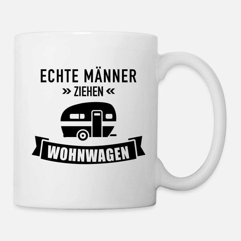 Wohnwagen - Tasse - Weiß