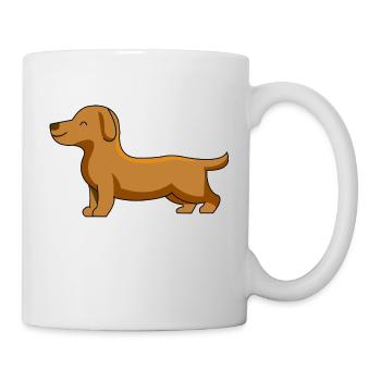 Dog dachshund - Mug - white - Right