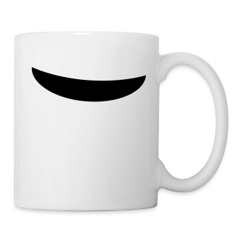 Einfach Lächeln und grinsen - Tasse - Weiß - Rechts