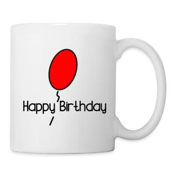 ALLES GUTE ZUM GEBURTSTAG. ALLES GUTE ZUM GEBURTSTAG. JAHRESTAG. - Tasse - Weiß - Rechts