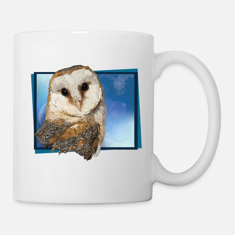 barn owl - Mug - white
