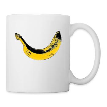 Banane - Mug blanc - blanc - Droite