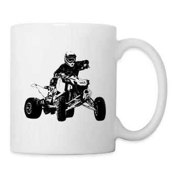 Course de quad - ATV Racer - Mug blanc - blanc - Droite