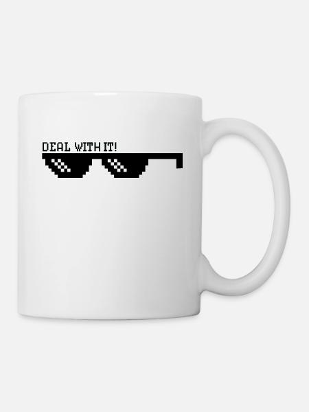 Komm damit klar - Tasse - Weiß