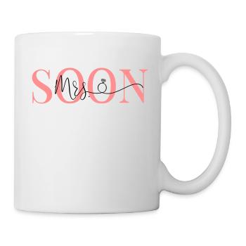 JGA-Soon Mrs.-personalisierbar - Tasse - Weiß - Rechts
