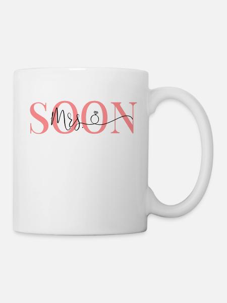 JGA-Soon Mrs.-personalisierbar - Tasse - Weiß