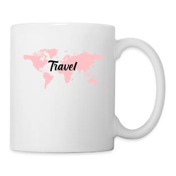 Voyage - Mug blanc - blanc - Droite