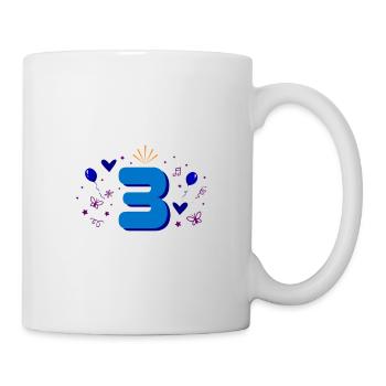 3rd birthday boy - Mug - white - Right