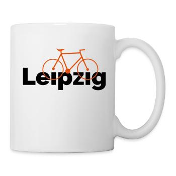 Cycling in Leipzig - Mug - white - Right