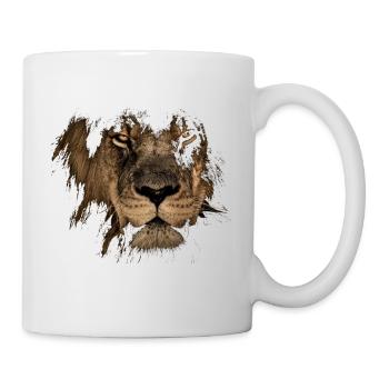 Leo Designs, Zodiac Signs, Lion - Mug - white - Right