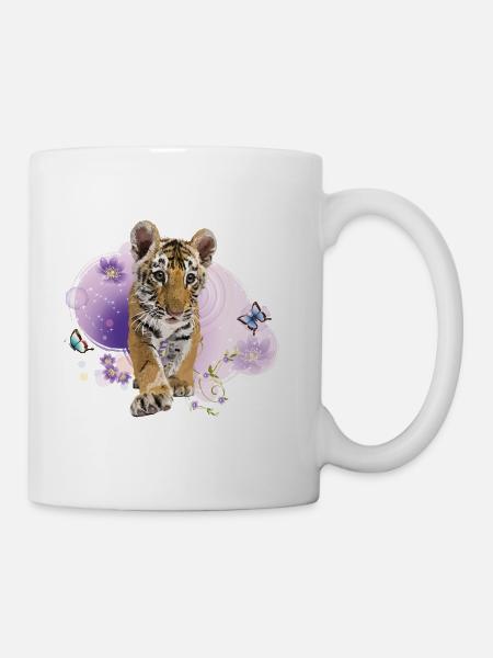 bengalischer Tiger - Tasse - Weiß