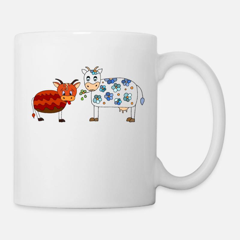 Vaches - Mug blanc - blanc