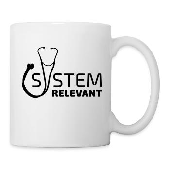 System Hero Arzt Pfleger Krankenschwester Held - Tasse - Weiß - Rechts
