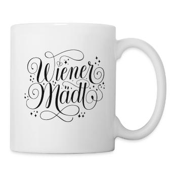Wiener Mädl - Tasse - Weiß - Rechts
