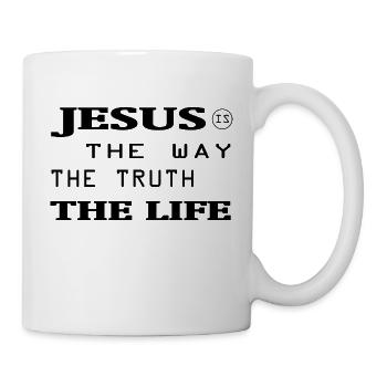 Jesus Christ God Faith - Tasse - Weiß - Rechts