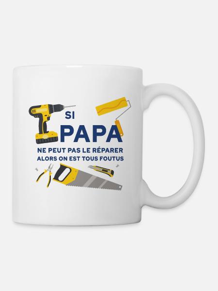 Cadeau papa - Mug blanc - blanc