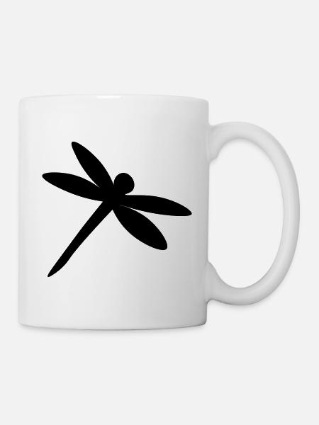 Libellule - Libellule - Libellule - Mug blanc - blanc