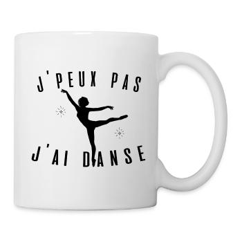 J peux pas j ai danse ballet idée cadeau tshirt - Mug blanc - blanc - Droite