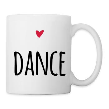 Cute dance design for everyone who loves dancing - Mug - white - Right
