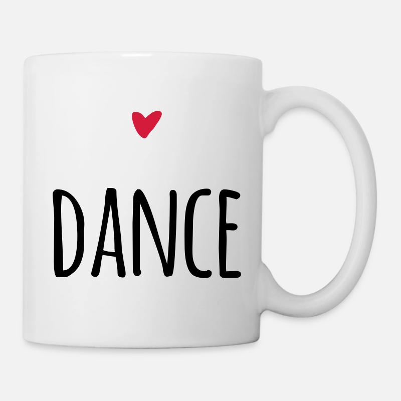 Conception de danse mignonne pour tous ceux qui aiment danser - Mug blanc - blanc