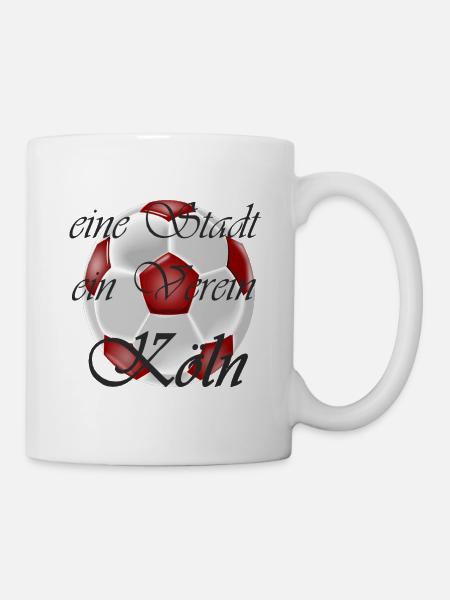 Köln Design - Tasse - Weiß