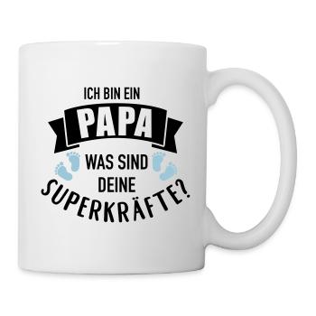 Papa - Tasse - Weiß - Rechts