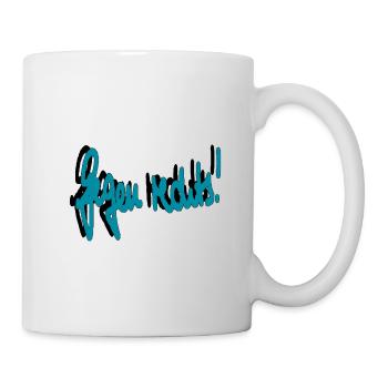 gegen rechts - Tasse - Weiß - Rechts