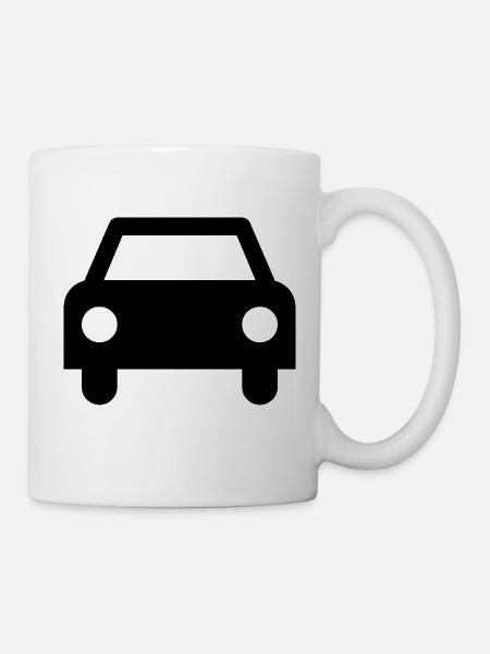 car auto logo - Mug - white