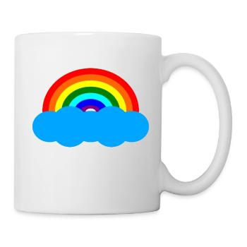 arc-en-ciel - Mug blanc - blanc - Droite