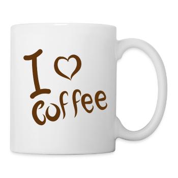 Café Café Cadeau - Mug blanc - blanc - Droite