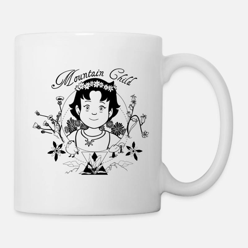 Heidi Mountain Child - Mug - white